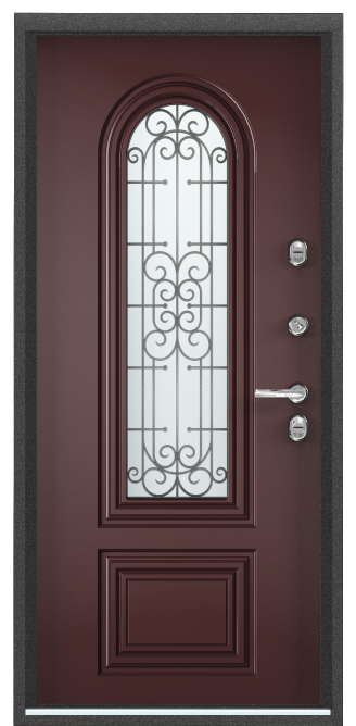 SNEGIR PRO-C PP, Панель MDF с ПВХ покрытием, S60G-02, ЛКП Кармин в Липецке